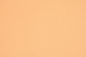 Blank orange  linen canvas texture background, art and design background. 