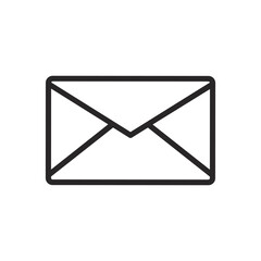 Envelope mail paper communication isolated white letter message. Business envelope mail icon post office illustration vector. Correspondence email postal sign element. Electronic mail information icon