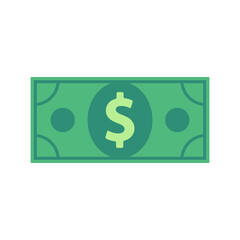 Dollar money vector currency symbol bill finance. Business bank dollar illustration cash icon banknote sign us. Banking pay investment financial note element. American growth loan capital icon success