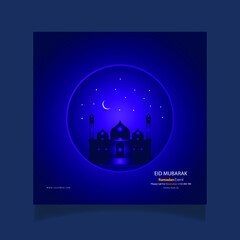 Eid Mubarak Social Media Template