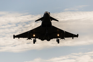 RAF Typhoon silhouette