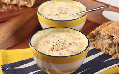 Soup images for the food industry.