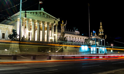 Fototapeta Budynek Parlamentu w Wiedniu obraz