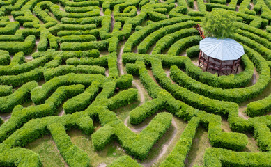 Labyrinth of Csillagosveny is the second largest attraction of Opusztaszer, Hungary. Great choice...
