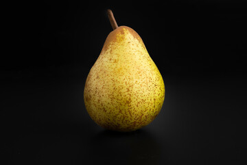 beautiful yellow fresh typical portuguese pear