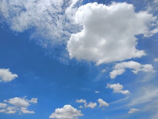 blue sky with clouds