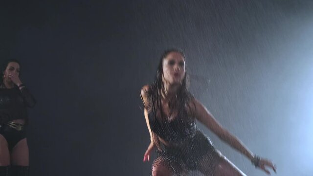 Energy of the sensual dance and water