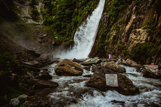 Cham Waterfall In Azad Kashmir