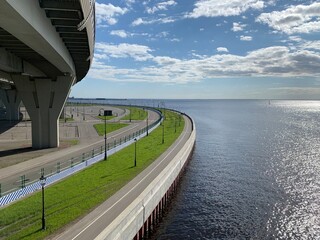 bridge over the sea