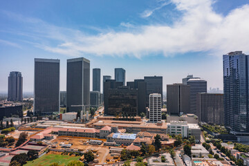 Obraz premium Los Angeles Downton skyline 