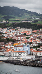 The landscape of Terceira island in the Azores