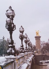 Fototapeta premium PONT ALEXANDRE III PARIS