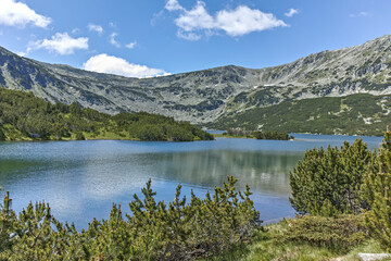 Obraz na płótnie Canvas Landscape of Stinky Lake, Rila mountain, Bulgaria