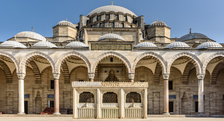 Fototapeta na wymiar Suleymaniye mosque
