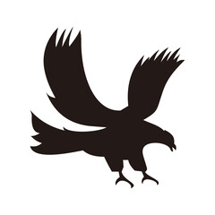 Eagle icon vector illustration sign