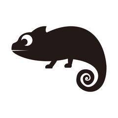 Chameleon icon vector illustration sign