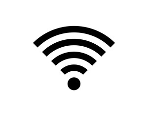 Wifi icon vector illustration. Isolated wifi hotspot symbol. Internet signal graphic design. Wireless connection concept pictogram. Wifi network line symbol. Wireless network outluine element.