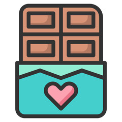 chocolate line color icon