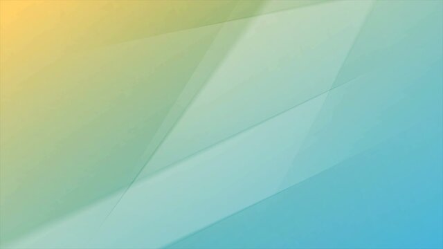 Blue and yellow abstract minimal pastel motion background. Seamless looping. Video animation Ultra HD 4K 3840x2160