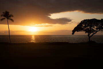 sunset on the Hawaiian sea 6