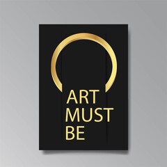 Luxury abstract Sale brochure template.