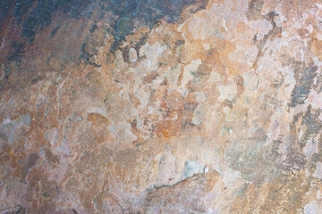 Brown rough rusty concrete background.