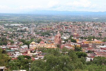 Fototapeta na wymiar San Miguel Allende Panorama