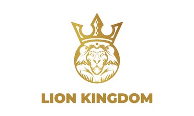 lion head logo design. lion king. lion face. elegant lion icon