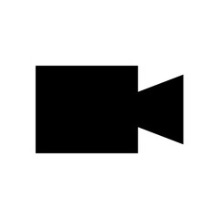 Graphic flat camera icon for your design and website