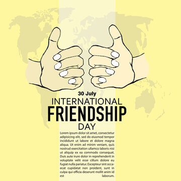 iNTERNATIONAL FRIENDSHIP DAY, POSTER AND BANER, 3O JULY