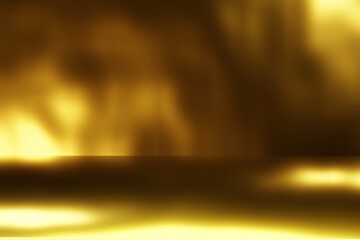 Gold light effect on dark  background.