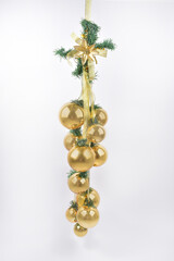 golden christmas tree decoration