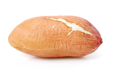 Peanut kernel isolated on white background