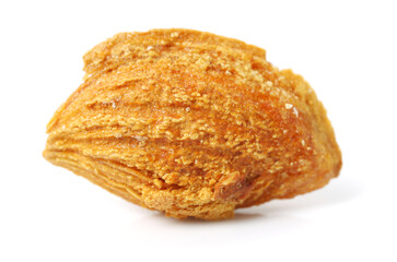 apricot kernel isolated on white background