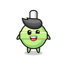 illustration of an lollipop character with awkward poses