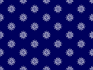 Seamless pattern vector texture in Aztec style, tribal embroidery.