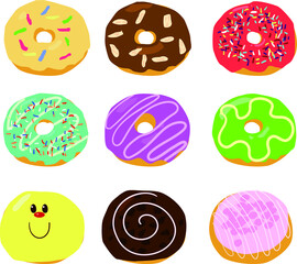 도넛 세트 