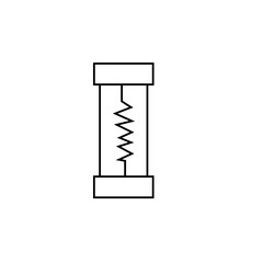 fuse symbol on white background