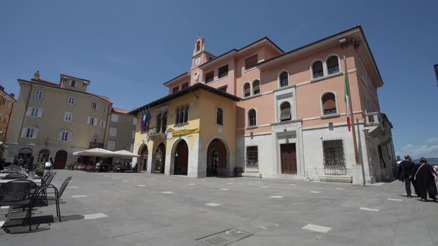 City hall building in Muggia Italy
