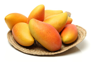 Mango on white background