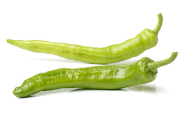 peppers on a white background