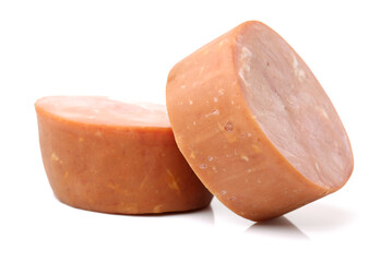 Sausage isolated on white background