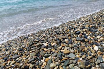 pebble beach by the sea