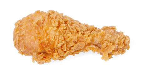 Fried chicken isolated on white background