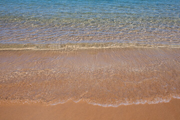 Calm sea water background. Tranquil water landscape with calm surface.