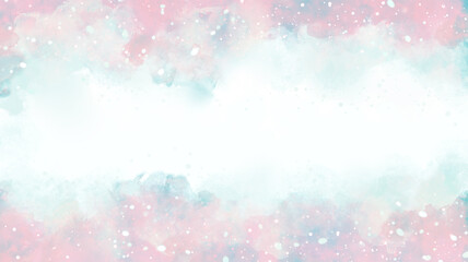 Abstract pinkand blue watercolor background. Brush grunge watercolor  painted background image for graphic cover design, wallpaper, printing, digital art,card,poster. Splash punch watercolor image.