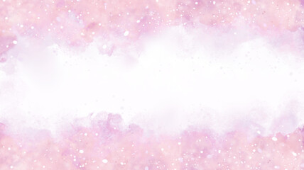 Abstract pink watercolor background. Brush pink grunge watercolor  painted background image for...