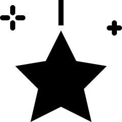 decoration star glyph icon
