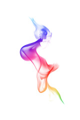 Abstract colorful smoke
