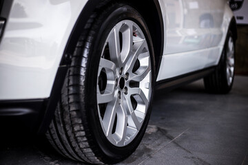 Obraz na płótnie Canvas car alloy wheels.